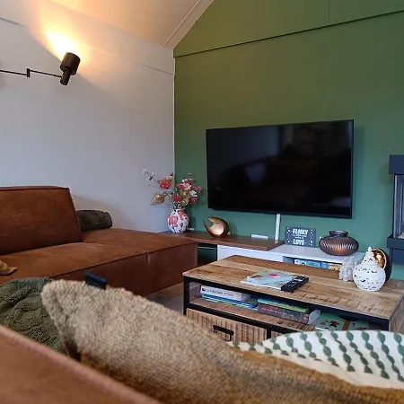 Ferienhaus Rustig Boshuis Lunteren, Veluwe, Tuin En Haard