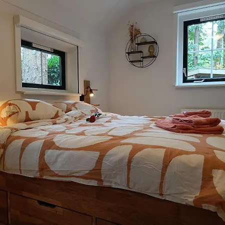 Ferienhaus Rustig Boshuis Lunteren, Veluwe, Tuin En Haard *