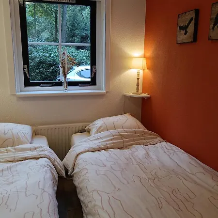 Rustig Boshuis Lunteren, Veluwe, Tuin En Haard Ferienhaus Lunteren