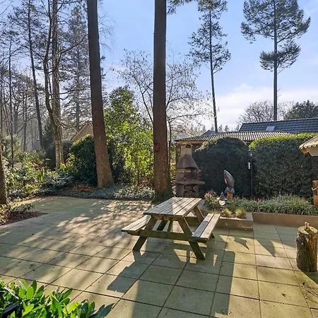 Rustig Boshuis Lunteren, Veluwe, Tuin En Haard Ferienhaus Lunteren