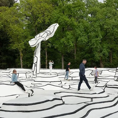Rustig Boshuis Lunteren, Veluwe, Tuin En Haard Ferienhaus Lunteren